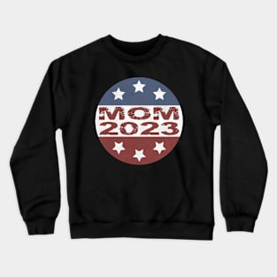 American Flag Circle Logo Mom 2023 Crewneck Sweatshirt